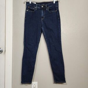 Gap Jean's‎ Women's 29 True Skinny Mid Rise Dark Wash 8 Regular